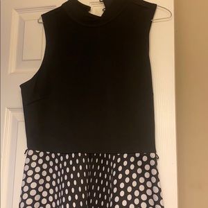 Black and white dress